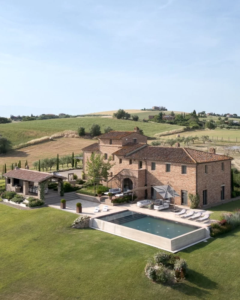 Renovated houses in Tuscany